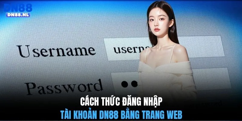 Cách thức đăng nhập tài khoản DN88 bằng trang web