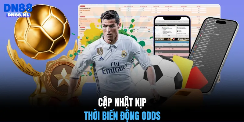 Cập nhật kịp thời biến động odds