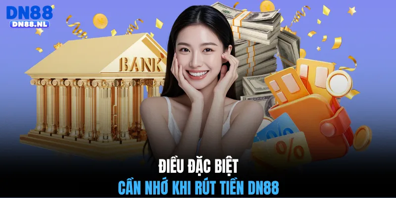 Điều đặc biệt cần nhớ khi rút tiền DN88