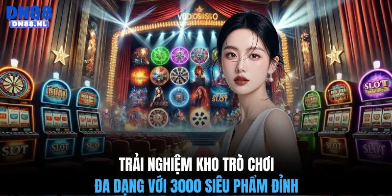 Trải nghiệm kho trò chơi đa dạng với 3000+ siêu phẩm đỉnh cao